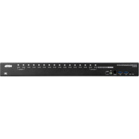 CS19216 16-Port 4K60 UHD DisplayPort KVM Switch von Aten Front