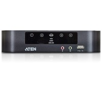 CS1944 von Aten ist ein 4 Port KVMP-Switch mit Mini DisplayPort-Grafik- und Tonübertragung mit USB-Hub.