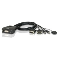 CS22D - USB-KVM-Switch von Aten mit 2 Ports für DVI-Grafik