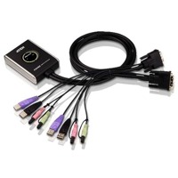 CS682 - USB-KVM-Switch von Aten mit USB-Anschlüssen, DVI und Tonübertragung