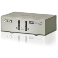 CS72U - 2 Port USB-KVM-Switch von Aten mit VGA-Grafik, USB-Maus/Tastatur und Tonübertragung.