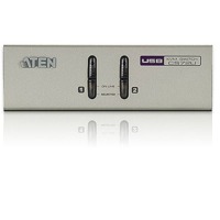 CS72U - 2 Port USB-KVM-Switch von Aten mit VGA-Grafik, USB-Maus/Tastatur und Tonübertragung.