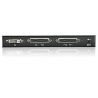 CS74D - USB-KVM-Switch von Aten mit 4 Ports für DVI-Grafik- & Tonübertragung.
