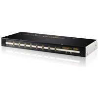 CS78 von Aten ist ein Rack KVM-Switch mit PS/2 und VGA.