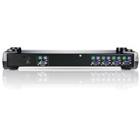 CS9134 von Aten ist ein Rack KVM-Switch mit 4 Ports für USB, PS/2 und VGA-Grafik.