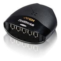 FH600 von Aten ist ein FireWire-Hub mit 6 Ports und Stromversorgung.