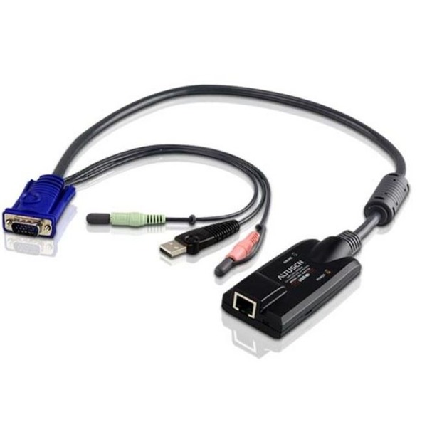 KA7176 von Aten ist ein VGA-auf-KVM-Adapterkabel mit USB, Audio und virtuellen Datenträgern.