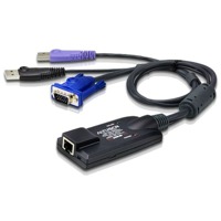 KA7177 von Aten ist ein VGA-auf-KVM-Adapterkabel mit USB Smart-Card Erweiterung und Unterstützung virtueller Datenträger.