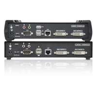 KE6940 von Aten ist ein KVM over IP Extender für DVI mit Dual View.