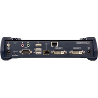 KE6940AR DVI-I Dual-Display KVM over IP Empfänger mit 1x RJ45 und 1x SFP Port für Netzwerk-Failover von ATEN Back
