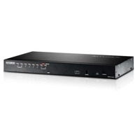 KH1508A von Aten ist ein KVM-Switch mit 8 Kat. 5e/6 Ports. 