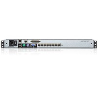 KL1508Ai von Aten ist ein KVM-Switch over IP mit 8 Ports und LCD-Bildschirm.