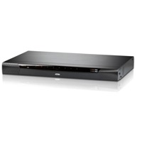 KN1108v von Aten ist ein KVM-Switch over IP mit 8 Ports, Audio, 2 Bussysteme und virtuelle Datenträger.