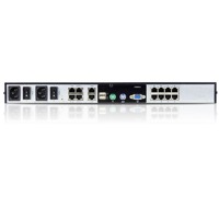 KN1108v von Aten ist ein KVM-Switch over IP mit 8 Ports, Audio, 2 Bussysteme und virtuelle Datenträger.
