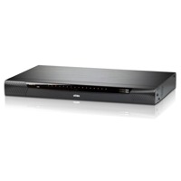 KN1116v von Aten ist ein 16 Port KVM-Switch over IP mit 2 Bussystemen, Audio und virtuellen Datenträgern.