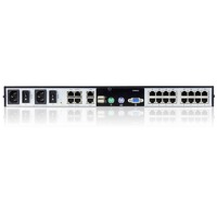 KN1116v von Aten ist ein 16 Port KVM-Switch over IP mit 2 Bussystemen, Audio und virtuellen Datenträgern.