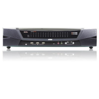 Vorderseite des KN8164V KVM over IP Switches von Aten mit 64 Ports.