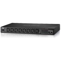 PE8108 von Aten ist eine PDU mit 8 Ports, Schaltung auf PDU-Ebene und Messung auf Port-Ebene.