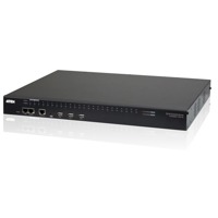 SN0148 von Aten ist ein serieller Konsolserver mit 48 Ports zum Fernzugriff auf serielle Konsolen, Server und Netzwerkgeräte.