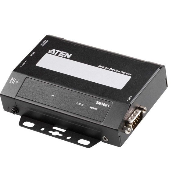 SN3001 1-Port RS-232 Secure Device Server mit einem Fast Ethernet RJ45 Anschluss von ATEN