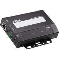 SN3001 1-Port RS-232 Secure Device Server mit einem Fast Ethernet RJ45 Anschluss von ATEN seitlich