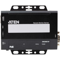 SN3001P kompakter 1-Port RS-232 Secure Device Server mit Power over Ethernet von ATEN von oben