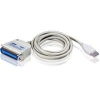 UC1284B von Aten ist ein Konverterkabel von USB auf eine parallele Druckerschnittstelle.