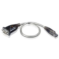 UC232A von Aten ist ein USB auf RS-232 Konverter-Kabel mit 35cm Länge.