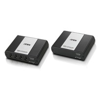 UEH4002 von Aten ist eine USB 2.0 Verlängerund über Kat. 5e/6 auf bis zu 100m.