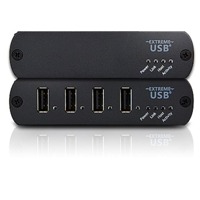 UEH4002 von Aten ist eine USB 2.0 Verlängerund über Kat. 5e/6 auf bis zu 100m.