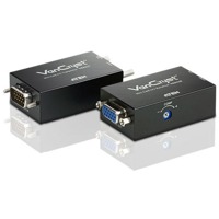 VE022 von Aten ist eine Mini-VGA-Verlängerung über Kat. 5e/6 mit Audioübertragung.