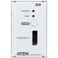 VE1901AEUT DisplayPort Transmitter mit einem PoH-fähigen HDBaseT Anschluss von Aten von vorne