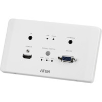 VE2812AEUT Wandplatten Sender für Übertragungen von HDMI und VGA Signalen von Aten