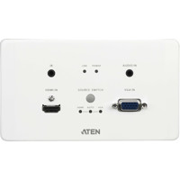 VE2812AEUT Wandplatten Sender für Übertragungen von HDMI und VGA Signalen von Aten Front