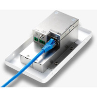 VE2812AEUT Wandplatten Sender für Übertragungen von HDMI und VGA Signalen von Aten PoH Stromversorgung