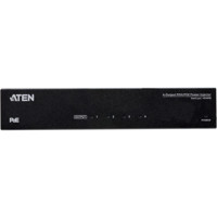 VE44PB Power over Ethernet/Power over HDBaseT Strominjektor mit 4x Ausgängen von Aten Front