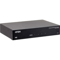 VE44PB Power over Ethernet/Power over HDBaseT Strominjektor mit 4x Ausgängen von Aten Side