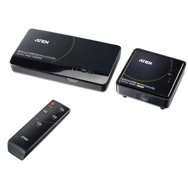 VE849 Wireless HDMI Extender von Aten mit 2 Ports zur Übertragung auf bis zu 30m.