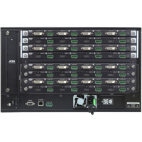 VM1600A modularer Matrix Switch mit bis zu 16x Ein- und 16x Ausgängen von ATEN mit DVI und HDMI Ein- und Ausgabekarten