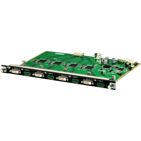 VM7604 Hot-Swap-fähiges 4-Port DVI Eingangsmodul für modulare VM Audio/Video Matrix Switches von ATEN