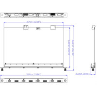 VM7824 True 4K HDMI Eingabekarte mit 4x Eingängen für Auflösungen bis 4096 x 2160 bei 60 Hz (4:4:4) von ATEN Zeichnung
