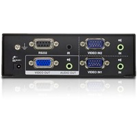 VS0201 von Aten ist ein VGA Grafik-Switch mit 2 Ports für Audio- und Bildübertragung.