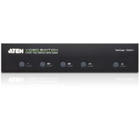 VS0401 von Aten ist ein VGA Grafik-Switch mit 4 Ports für Audio und Video.