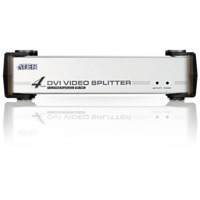 VS164 von Aten ist ein DVI Grafik-Splitter mit 4 Ports für Audio und Video.