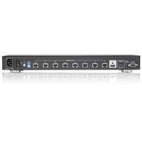 VS1818T von Aten ist ein HDMI Grafik-Splitter über Kat. 5 mit 8 Ports.