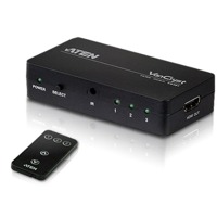 VS381 von Aten ist ein 3 Port HDMI Grafik-Switch mit Audioübertragung.