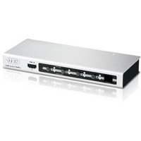 VS481A von Aten ist ein HDMI Grafik-Switch mit 4 Ports und Infrarot Fernbedienung.