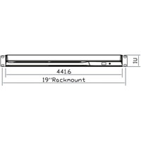 K117 4K LCD Einbaukonsole mit 3840 x 2160 nativer Auflösung von Austin Hughes Front