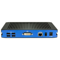 Rückseite des MXR5110 Matrix KVM Empfängers von Emerson Network Power (Avocent).