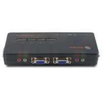 4 Port SwitchView 110 Desktop KVM Switch von Emerson Network Power (Avocent).
